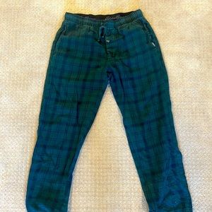 Plaid green Eddie Bauer pajamas (medium)